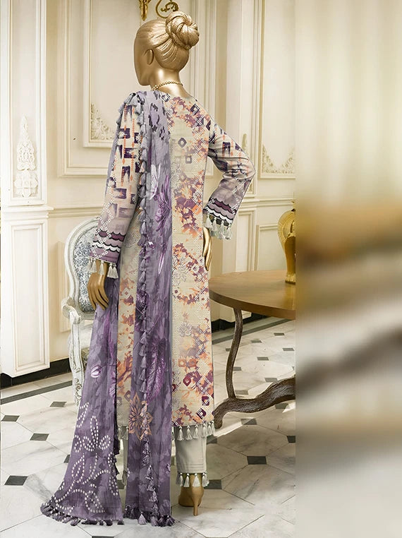 Malka by ABC Embroidered Printed Lawn Collection 2026 (AA-09)
