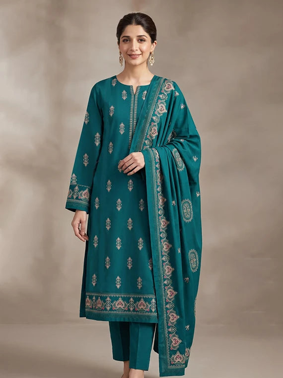 Manizay Andaz-E-Minahil Winter Wool Collection 2026 (D-07)