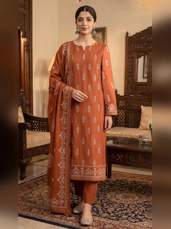 Manizay Andaz-E-Minahil Winter Wool Collection 2026 (D-10)