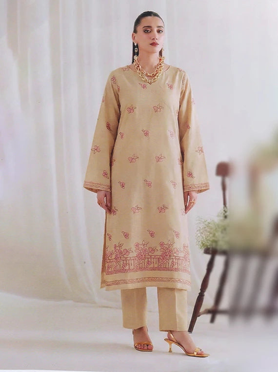 Mannat Embroidered Lawn By Pearl Arts Edit26 Vol-FA29 (D-10)