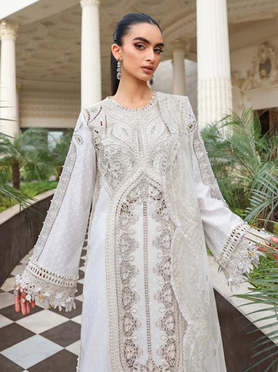 Maria.B Eid Luxury Embroidered Lawn Collection 2026 (D-01)