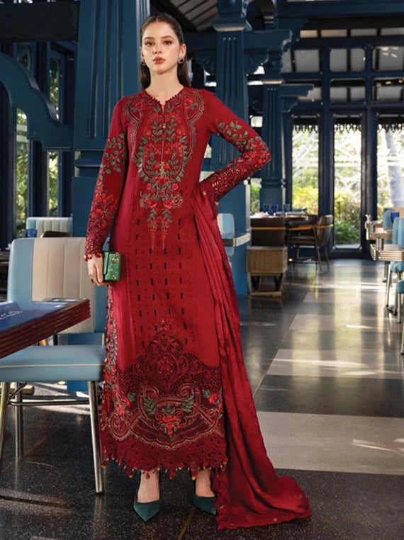 Maria.B Eid Luxury Embroidered Lawn Collection 2026 (D-05)