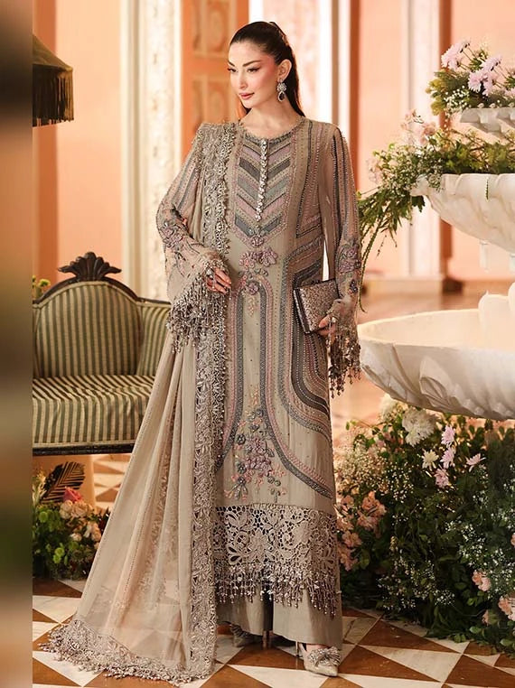 Maria.B Embroidered Chiffon Collection 2026 Vol-07 (D1)