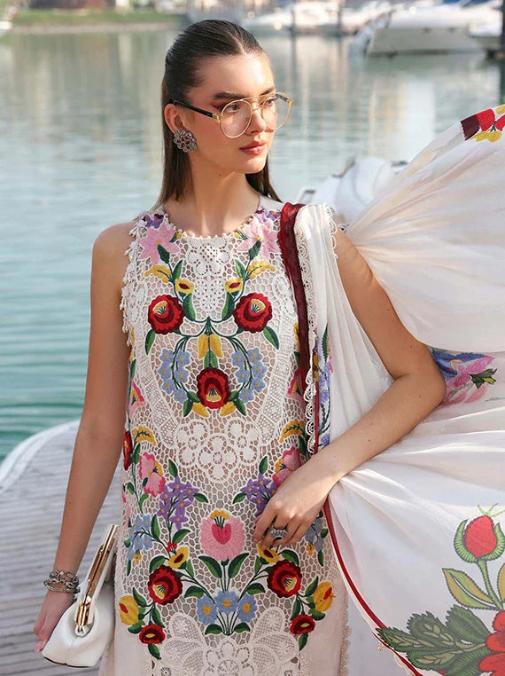 Maria.B Luxury Embroidered Lawn Collection 2026 (10A)