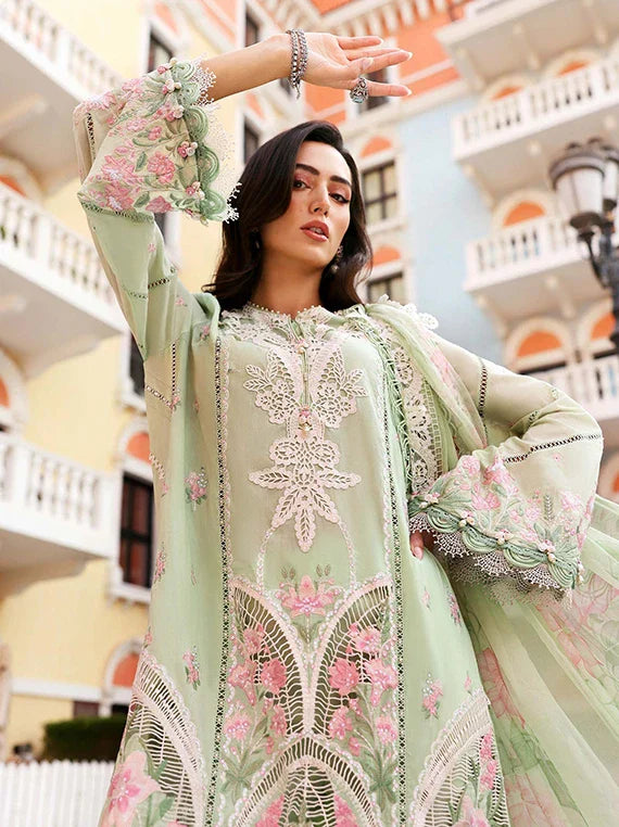 Maria.B Luxury Embroidered Lawn Collection 2026 (11A)