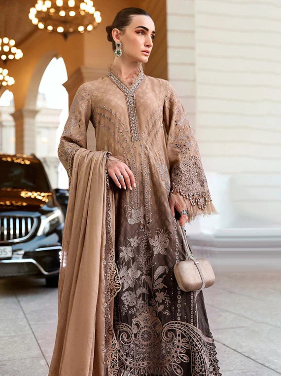 Maria.B Luxury Embroidered Lawn Collection 2026 (1A)