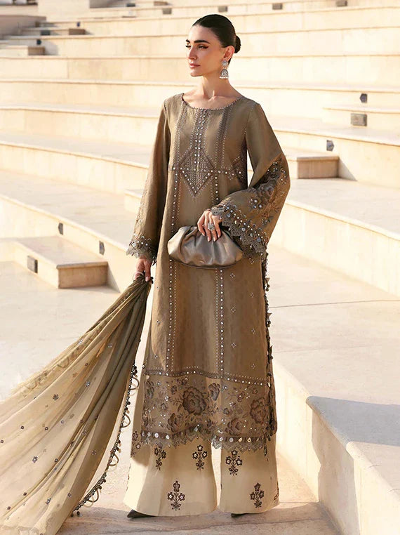 Maria.B Luxury Embroidered Lawn Collection 2026 (2A)