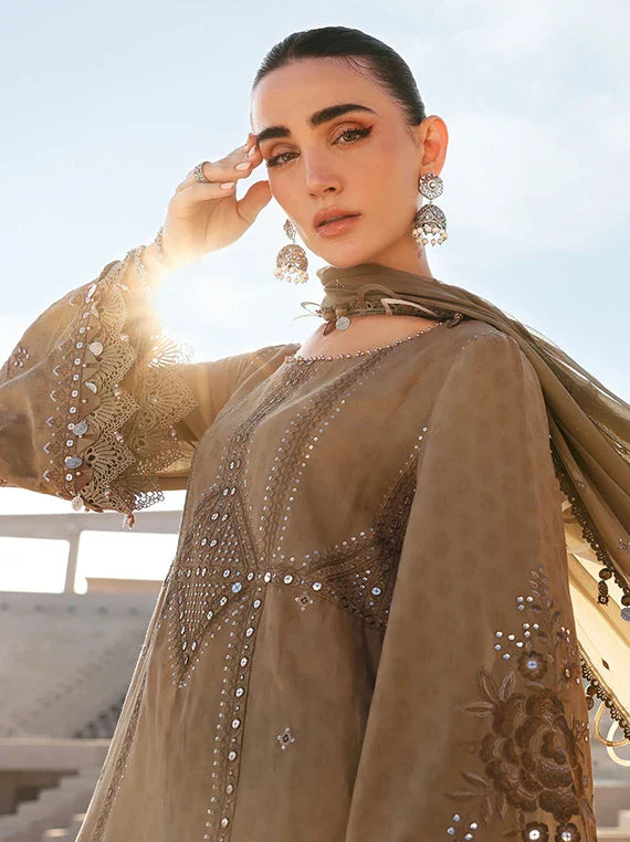 Maria.B Luxury Embroidered Lawn Collection 2026 (2A)