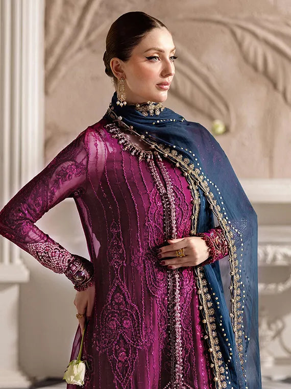 Maria B Embroidered Chiffon Collection 2025 (MPC-25-102)