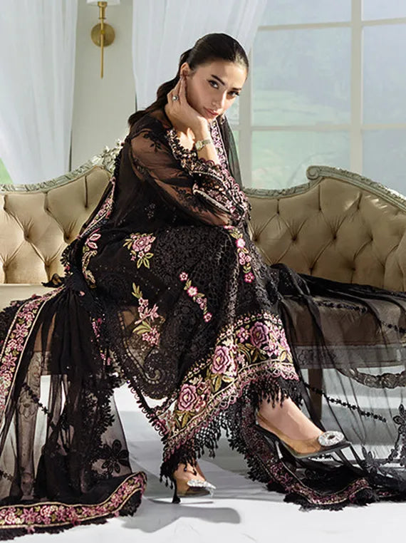 Maria B Embroidered Chiffon Collection 2025 (MPC-25-104)