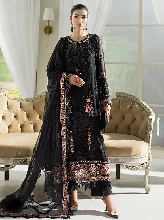 Maria B Embroidered Chiffon Collection 2025 (MPC-25-104)