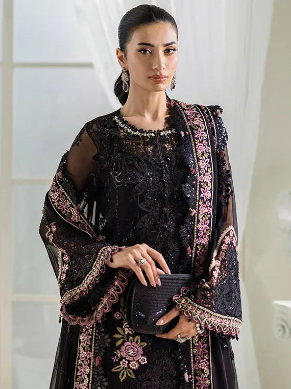 Maria B Embroidered Chiffon Collection 2025 (MPC-25-104)