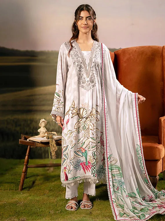 Maria B M-Basics Arabic Lawn Collection 2025 (MB-PFUS25-05A)