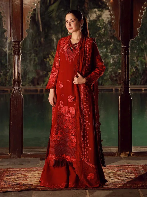 Maryam Hussain Winter Shawl Collection 2025 (WS25-04-Riya)