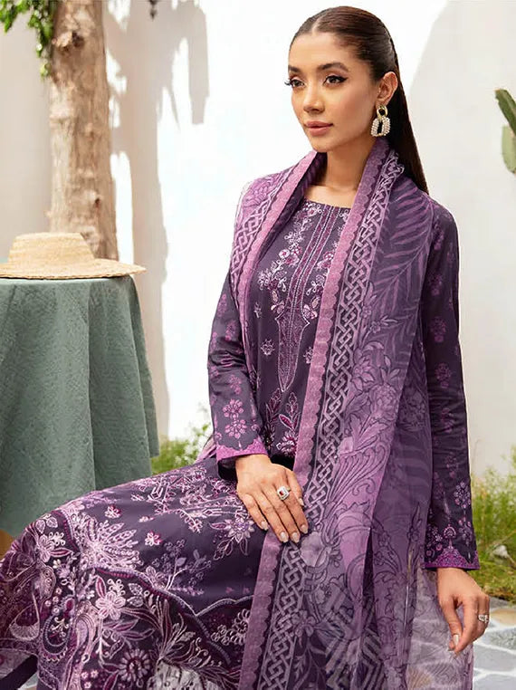Mashaal By Ramsha Luxury Lawn Collection 2024 Vol-12 (L-1209)