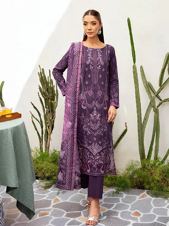 Mashaal By Ramsha Luxury Lawn Collection 2024 Vol-12 (L-1209)