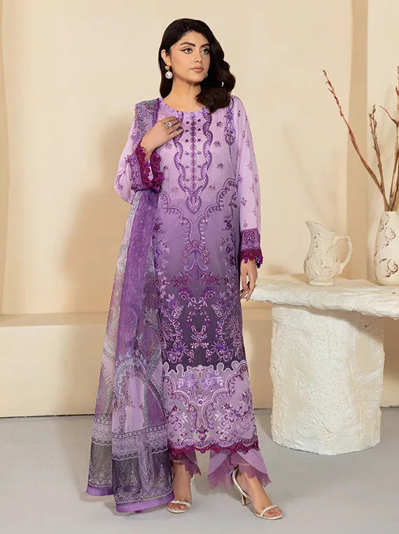 Mashaal Luxury Lawn Collection 2025 Vol-13 by Ramsha (L-1304)