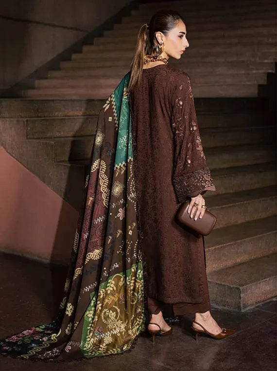 Maya Linen by Nureh Embroidered Unstitched Collection'26 (NW-131)