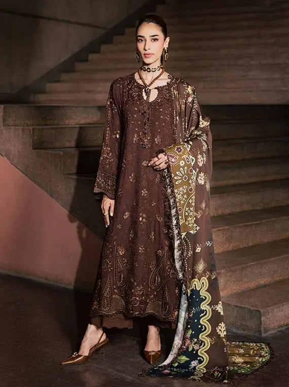 Maya Linen by Nureh Embroidered Unstitched Collection'26 (NW-131)