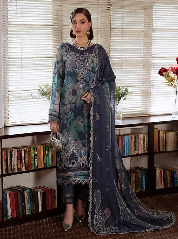 Maya Swiss Embroidered Lawn Collection 2026 by Nureh (NS-162)