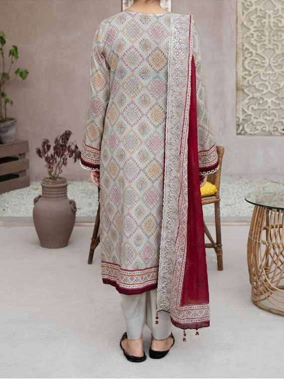 Mehak Printed Embroidered Lawn Collection 2026 (D-06)