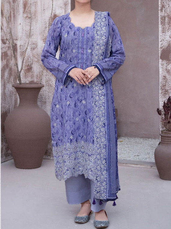 Mehak Printed Embroidered Lawn Collection 2026 (D-09)