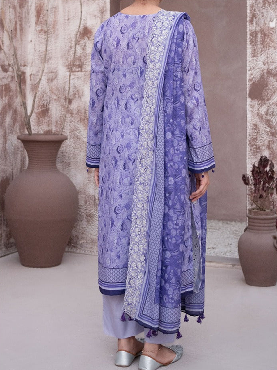 Mehak Printed Embroidered Lawn Collection 2026 (D-09)