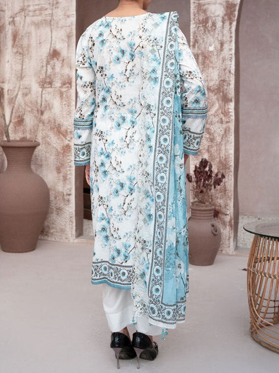 Mehak Printed Embroidered Lawn Collection 2026 (D-10)