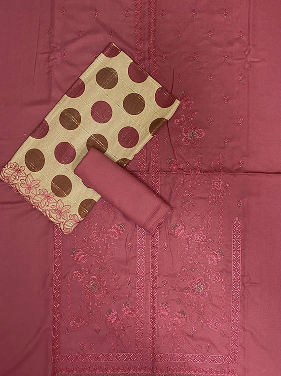 Mehfil Embroidered Fancy Dhanak Edit 2025 By ABC Vol-25DB37 (D-01)