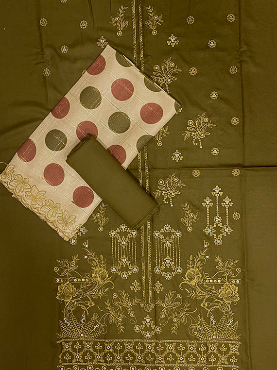 Mehfil Embroidered Fancy Dhanak Edit 2025 By ABC Vol-25DB37 (D-02)