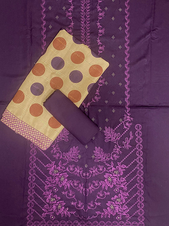 Mehfil Embroidered Fancy Dhanak Edit 2025 By ABC Vol-25DB37 (D-07)