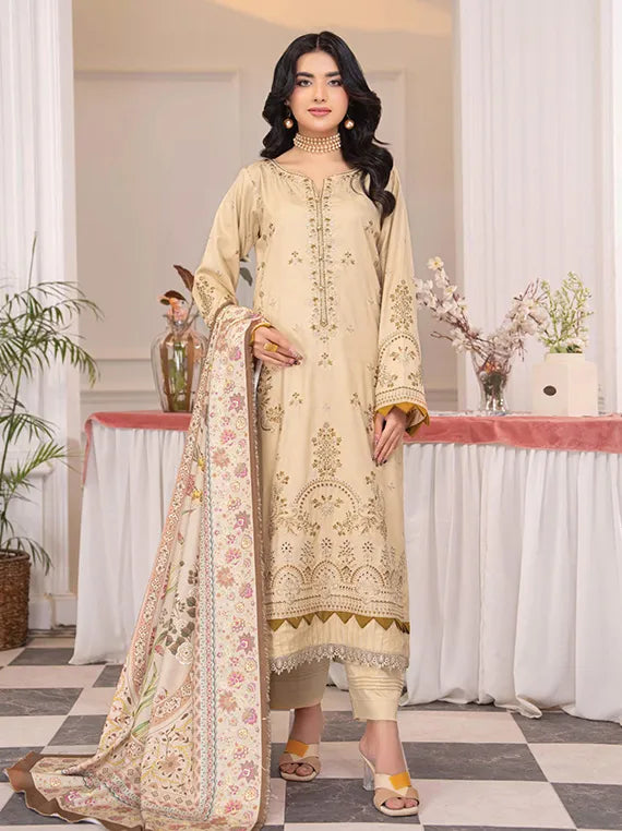 Mehrma Embroidered Dhanak Collection 2025 by BR (D-06)