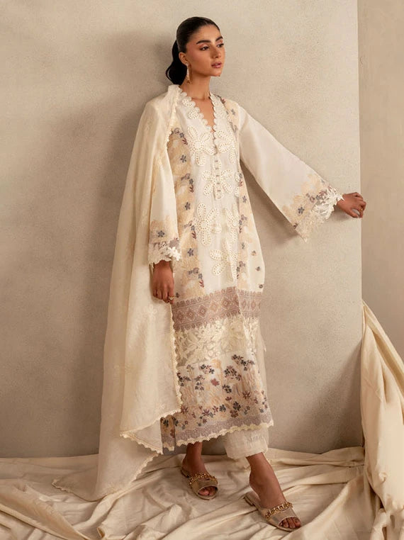 Meraki by Asifa and Nabeel Lawn Collection 2026 (MSSL-10)