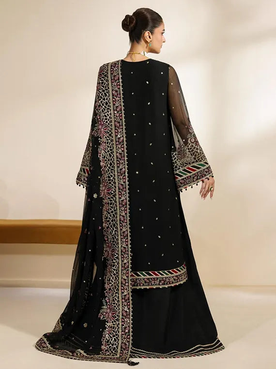 Meraki by Zarif Embroidered Chiffon Collection 2026 (ZR-MEK-02)