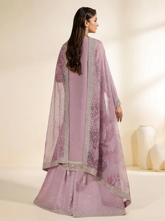 Meraki by Zarif Embroidered Chiffon Collection 2026 (ZR-MEK-04)