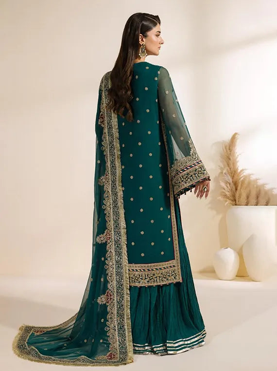 Meraki by Zarif Embroidered Chiffon Collection 2026 (ZR-MEK-05)