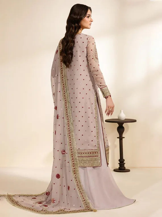 Meraki by Zarif Embroidered Chiffon Collection 2026 (ZR-MEK-06)