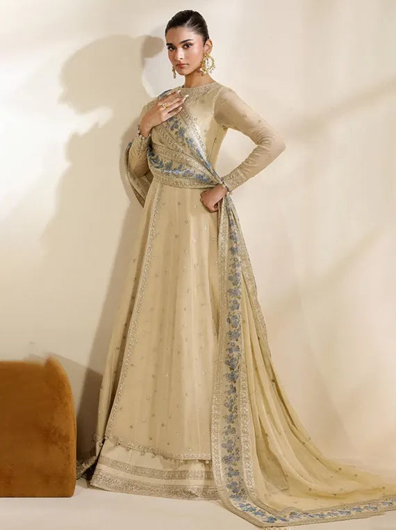 Meraki by Zarif Embroidered Chiffon Collection 2026 (ZR-MEK-09)