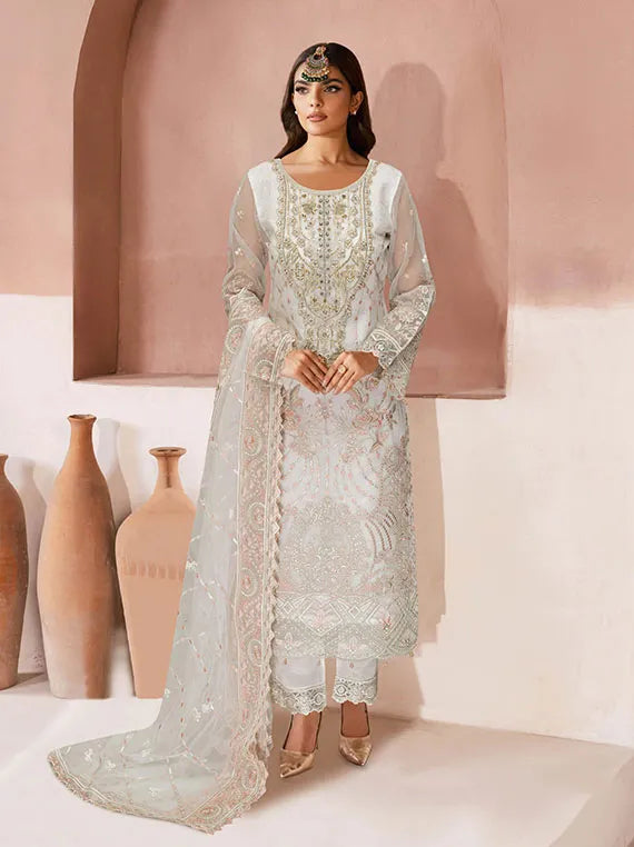 Minhal Luxury Organza Collection 2025 Vol-13 By Ramsha (M-1303)