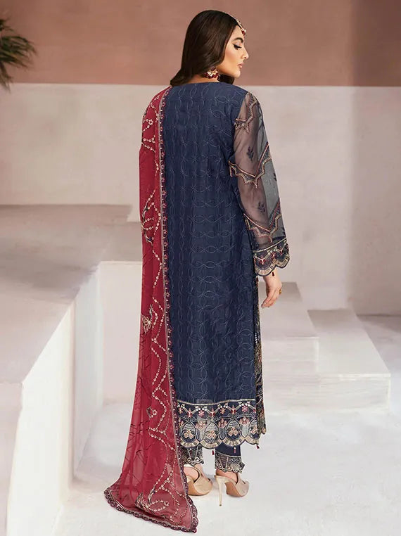 Minhal Luxury Organza Collection 2025 Vol-13 By Ramsha (M-1304)