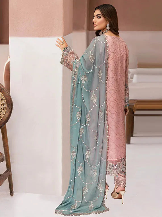 Minhal Luxury Organza Collection 2025 Vol-13 By Ramsha (M-1307)