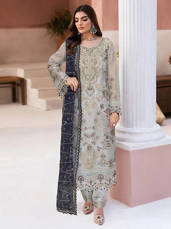 Minhal Luxury Organza Collection 2025 Vol-13 By Ramsha (M-1309)