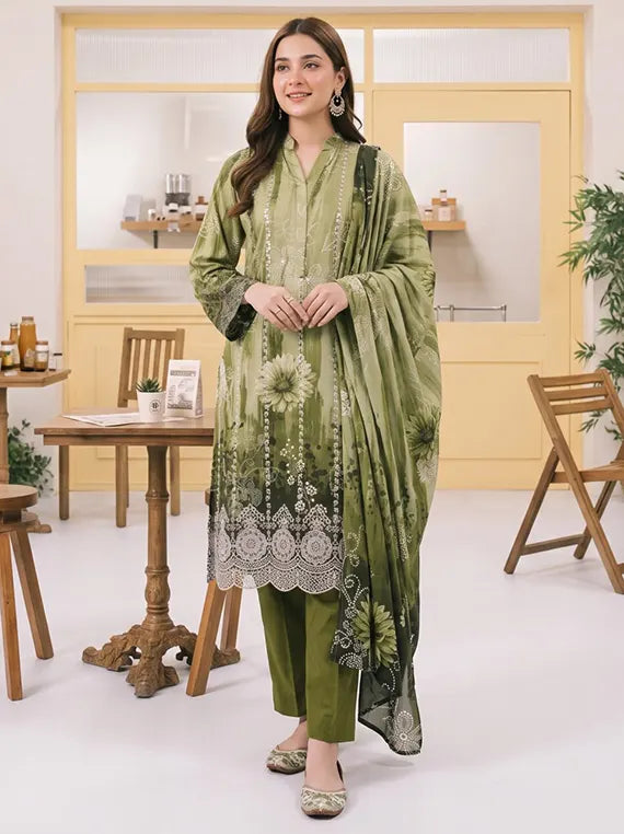 Miraas by Tawakkal Fabrics Unstitched Embroidered Staple Collection'26 (D-5927)