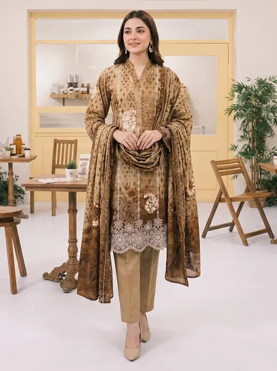 Miraas by Tawakkal Fabrics Unstitched Embroidered Staple Collection'26 (D-5931)