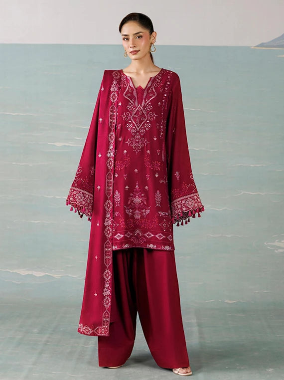 Miras by Daria Embroidered Leather Peach Collection 2026 (D-04)