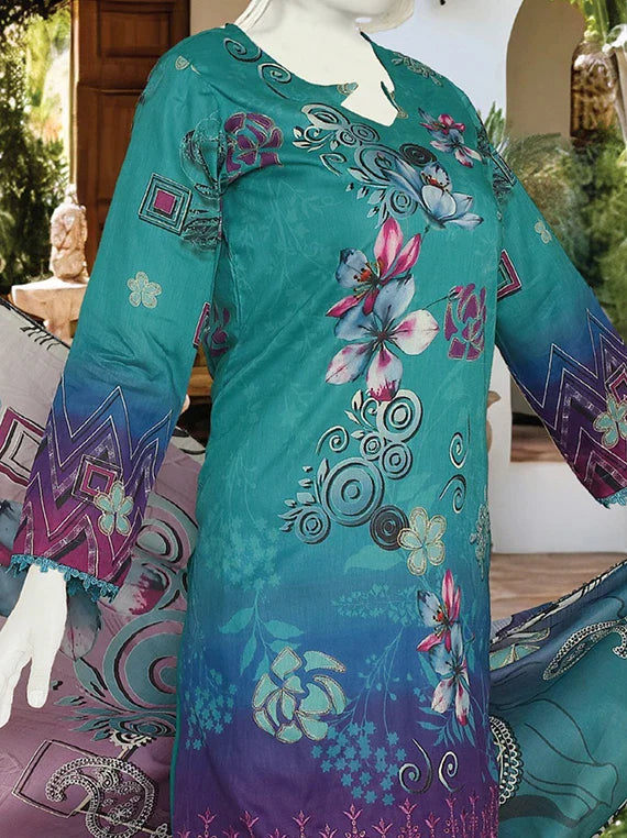 Mirha Embroidered Printed Lawn Collection 2026 Vol-02 (ABC-1544)