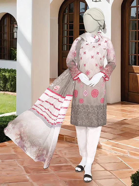 Mirha Embroidered Printed Lawn Collection 2026 Vol-02 (ABC-1545)