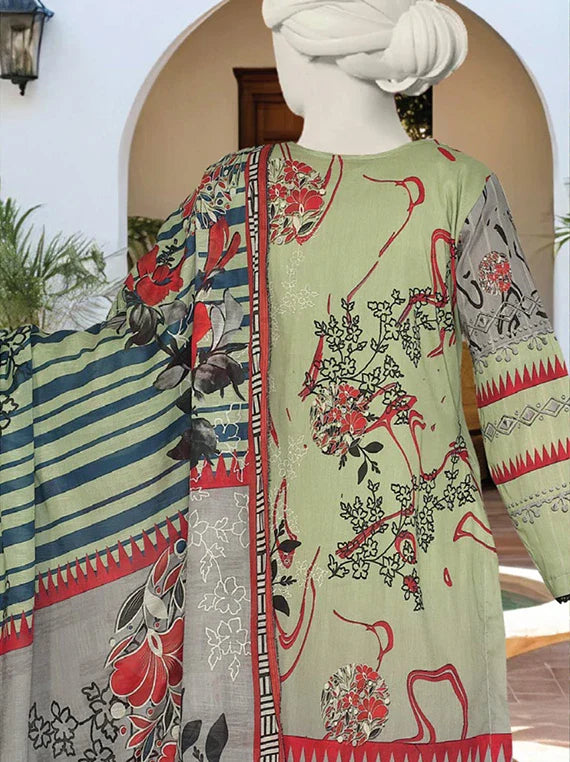 Mirha Embroidered Printed Lawn Collection 2026 Vol-02 (ABC-1546)