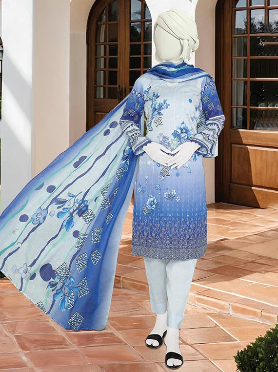Mirha Embroidered Printed Lawn Collection 2026 Vol-02 (ABC-1547)