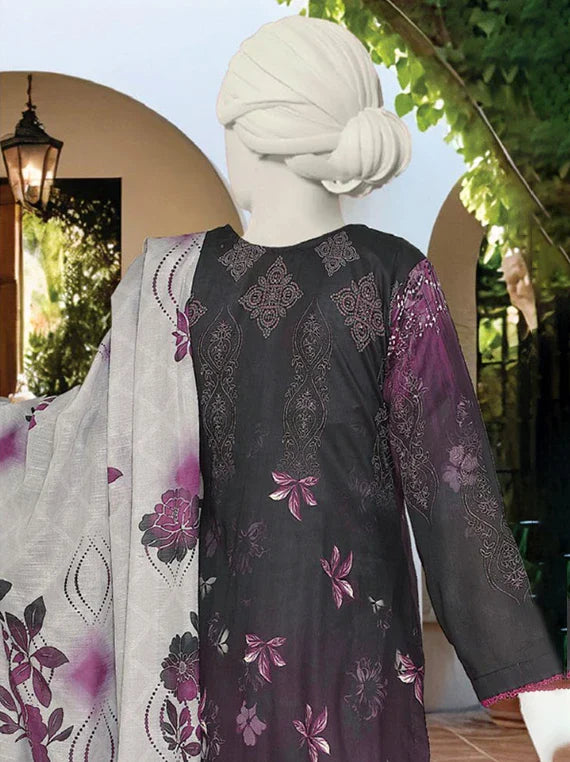 Mirha Embroidered Printed Lawn Collection 2026 Vol-02 (ABC-1548)